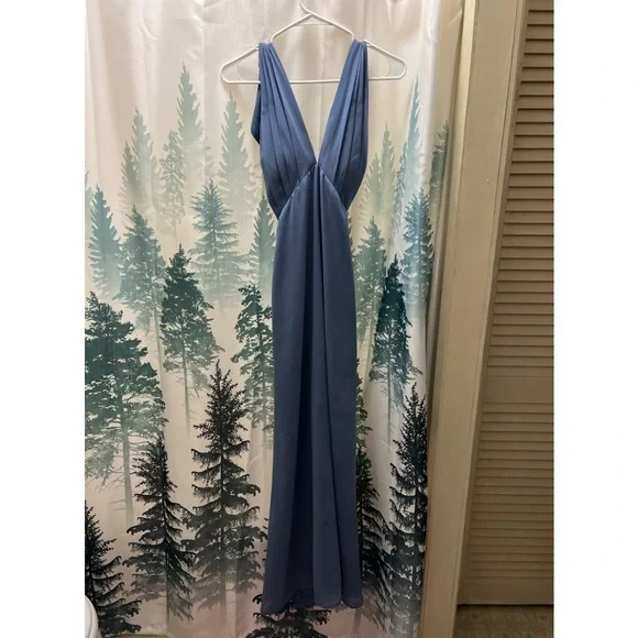 After Six | Dresses | After Six Bridesmaid Dress Color Larkspur Size Style  6716 | Poshmark